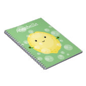 Cute cartoon bubbles afbeelding notitieboek (Rechterzijde)