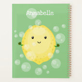Cute cartoon bubbles afbeelding planner (Achterkant)