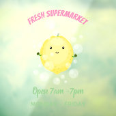 Cute cartoon bubbles afbeelding raamsticker (Vel 3)