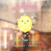 Cute cartoon bubbles afbeelding raamsticker (Vel 2)