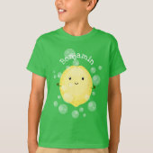 Cute cartoon bubbles afbeelding t-shirt (Voorkant)