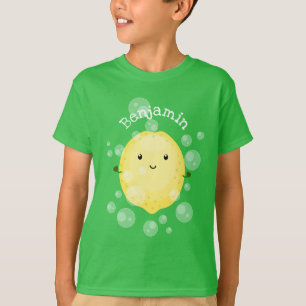 Cute cartoon bubbles afbeelding t-shirt