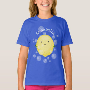 Cute cartoon bubbles afbeelding t-shirt