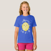 Cute cartoon bubbles afbeelding t-shirt (Voorkant volledig)