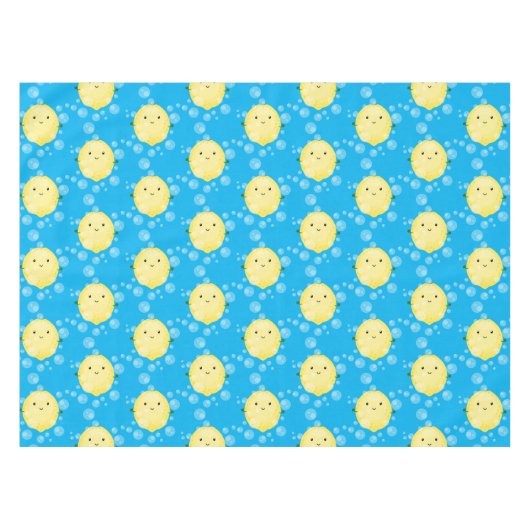 Cute cartoon bubbles afbeelding tafelkleed (Voorkant (Horizontaal))