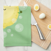 Cute cartoon bubbles afbeelding theedoek (Quarter Fold)