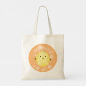 Cute cartoon bubbles afbeelding tote bag (Achterkant)