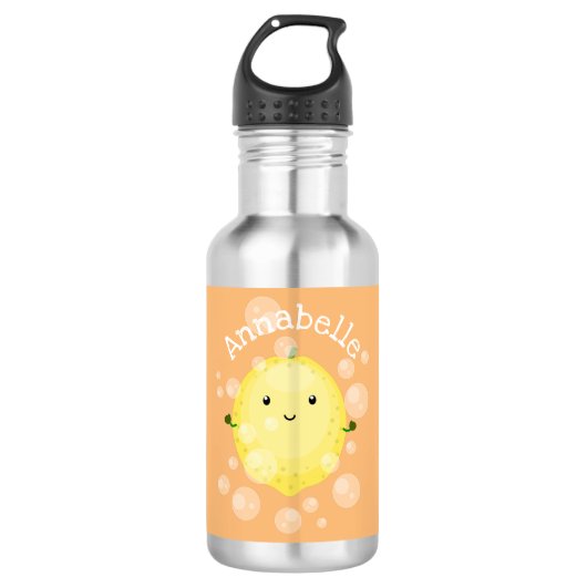 Cute cartoon bubbles afbeelding waterfles  (Voorkant)