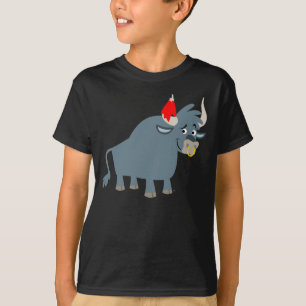 Cute Cartoon Bull kinderen T-shirt