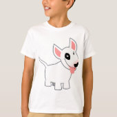 Cute Cartoon Bull Terrier Children T-Shirt (Voorkant)