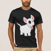 Cute Cartoon Bull Terrier T-Shirt (Voorkant)