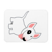 Cute Cartoon Bulter Terrier Flexible Magnet Magneet (Horizontaal)