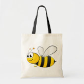 Cute Cartoon Bumble Bee Tote Bag (Voorkant)