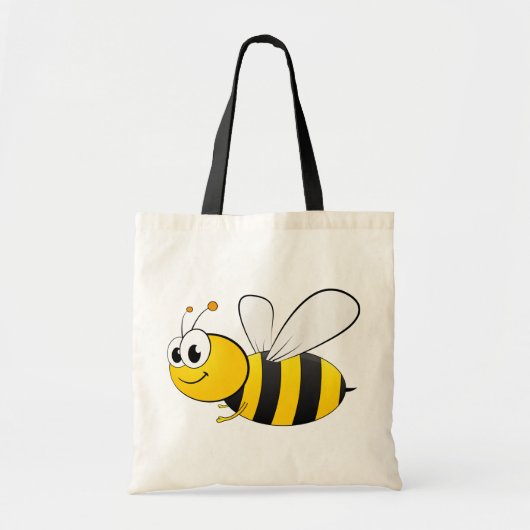 Cute Cartoon Bumble Bee Tote Bag (Voorkant)