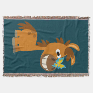 Cute Cartoon Butterfly Pony Deken