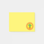 Cute Cartoon Cactus Post-it® Notes (Voorkant)