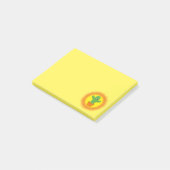 Cute Cartoon Cactus Post-it® Notes (Schuin)