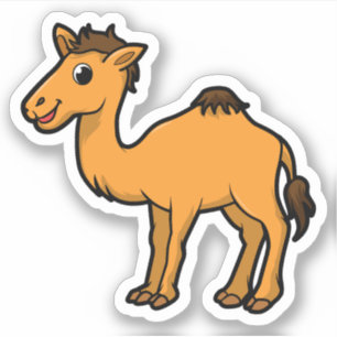 Cute Cartoon Camel Stickers