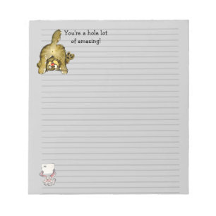 Cute Cartoon Cat Notepad Notitieblok
