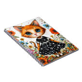 Cute cartoon cat notitieboek (Rechterzijde)