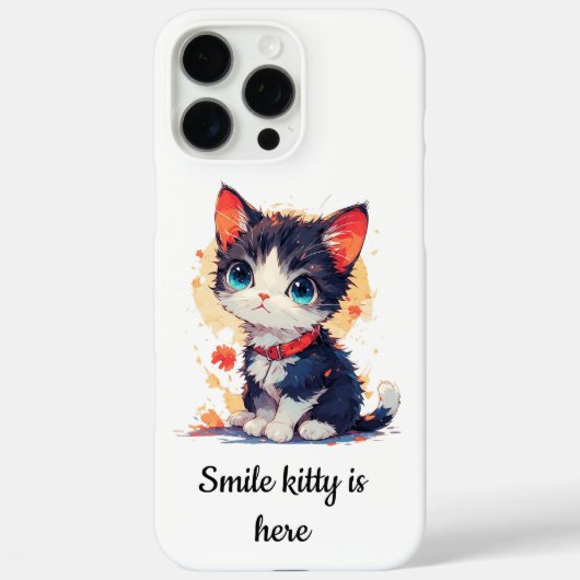 Cute Cartoon Cat Phone Case (Achterkant)