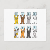 Cute Cartoon Cats Hugs here