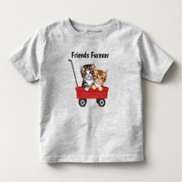 Cute Cartoon Cats Kinder Shirts