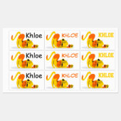 Cute Cartoon Cats Labels (Vel)