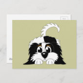 Cute Cartoon Cavachon Briefkaart (Voorkant / Achterkant)