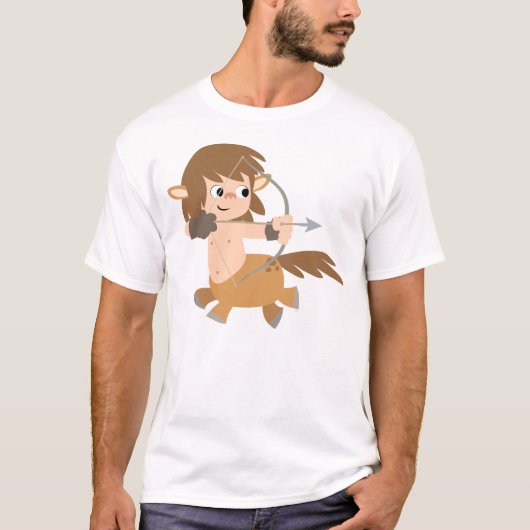 Cute Cartoon Centaur Sagittarius Children T-Shirt (Voorkant)