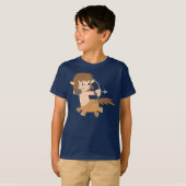 Cute Cartoon Centaur Sagittarius Kinder T-Shirt (Voorkant volledig)