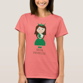 Cute Cartoon Character Irish Princess T-shirt
