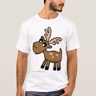Cute cartoon chocolade Moose uit Canada T Shirt