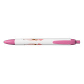 Cute Cartoon Chocolate Pig Zwarte Inkt Pen (Achterkant)