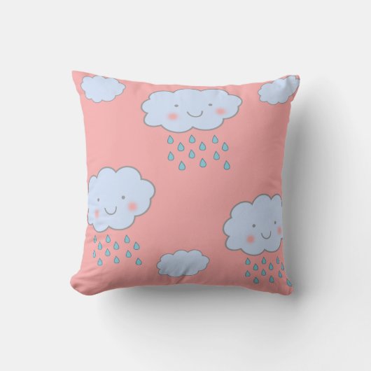Cute Cartoon Cloud Kussens (Voorkant)