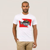 Cute Cartoon Clown Triggerfish Dive Vlag T-shirt (Voorkant volledig)