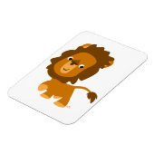 Cute Cartoon Content Lion Flexible Magnet Magneet (Linkerzijde)