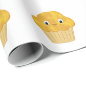 Cute Cartoon Corn Muffin Cadeaupapier (Rol Hoek)
