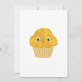 Cute Cartoon Corn Muffin Kaart (Voorkant)