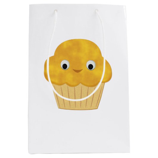 Cute Cartoon Corn Muffin Medium Cadeauzakje (Voorkant)