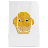 Cute Cartoon Corn Muffin Medium Cadeauzakje (Achterkant)