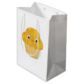 Cute Cartoon Corn Muffin Medium Cadeauzakje (Achterkant Gekanteld)