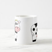Cute Cartoon Cow Koffiemok (Center)