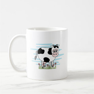 Cute Cartoon Cow   Koffiemok