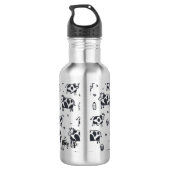 Cute Cartoon Cow Pattern Waterfles (Achterkant)