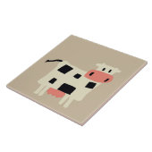 Cute Cartoon Cow Tegeltje (Zijkant)