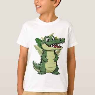 Cute Cartoon Crocodile T-shirt