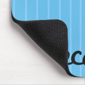 CUTE CARTOON CUPCAKE VROUW STRIPED MUISMAT (Hoek)
