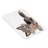 Cute Cartoon Dad Wolf en Pups Flexible Magnet Magneet (Rechterzijde)