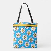 Cute Cartoon Daisy Tote Bag (Achterkant)